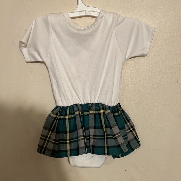Girls 18-24 months tartan tots Irish princess romper - Picture 3 of 4